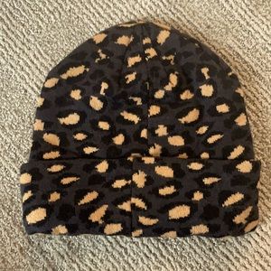 Boutique cheetah beanie